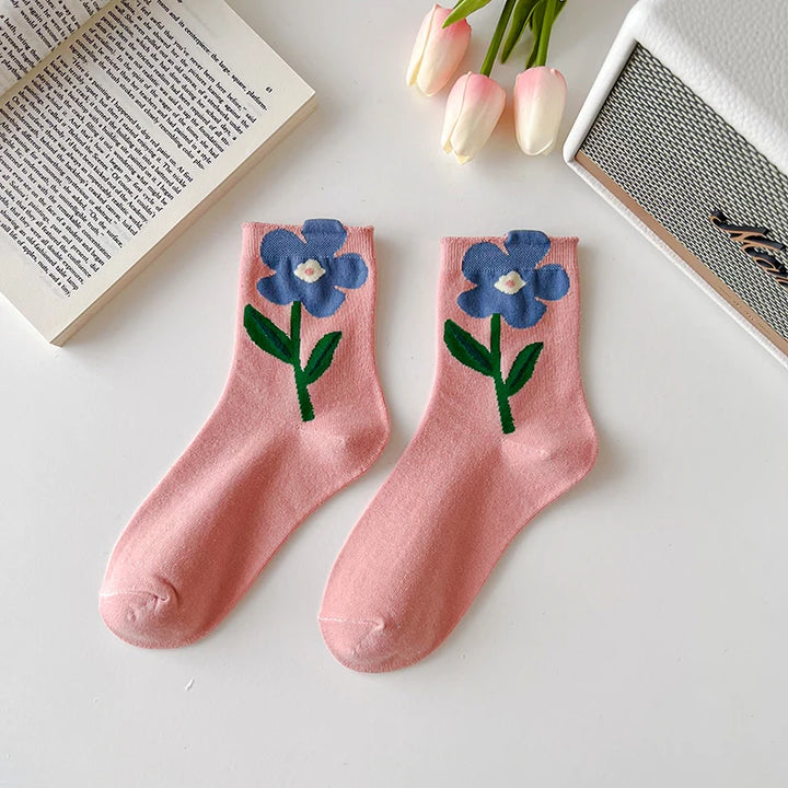 Flower Socks - Breathable Casual Short Socks