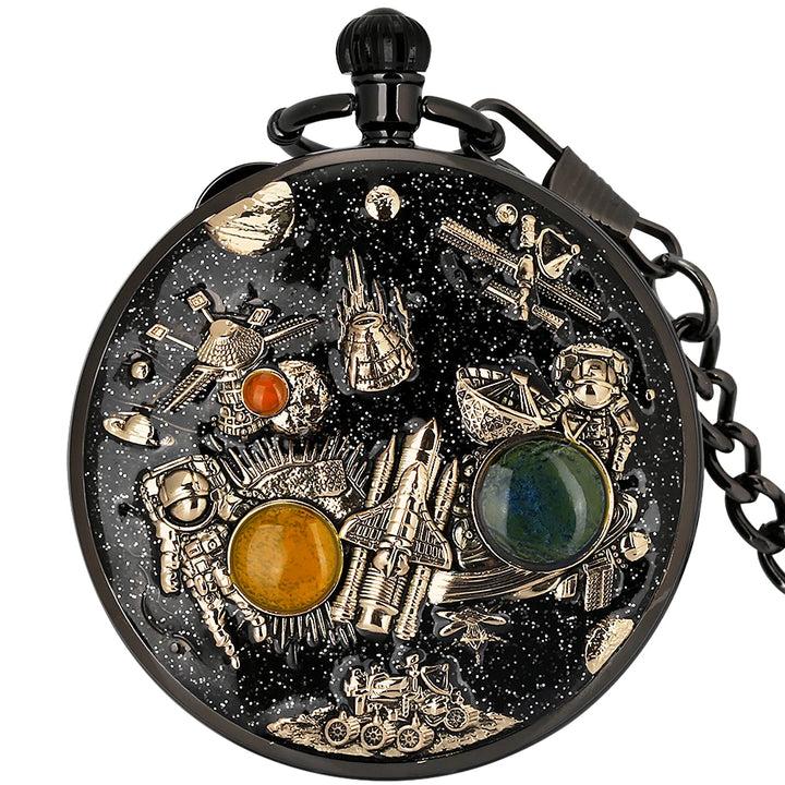 Space Series Music Pocket Watch - Unique Collectible Gift