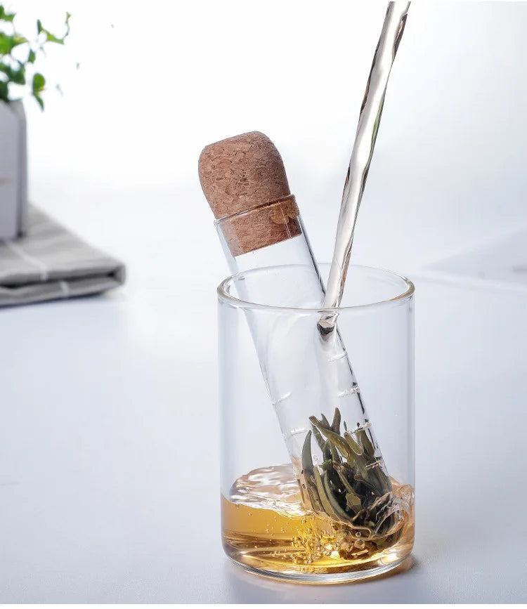 Glass Tea Infuser Pipe - Elegant & Durable Design