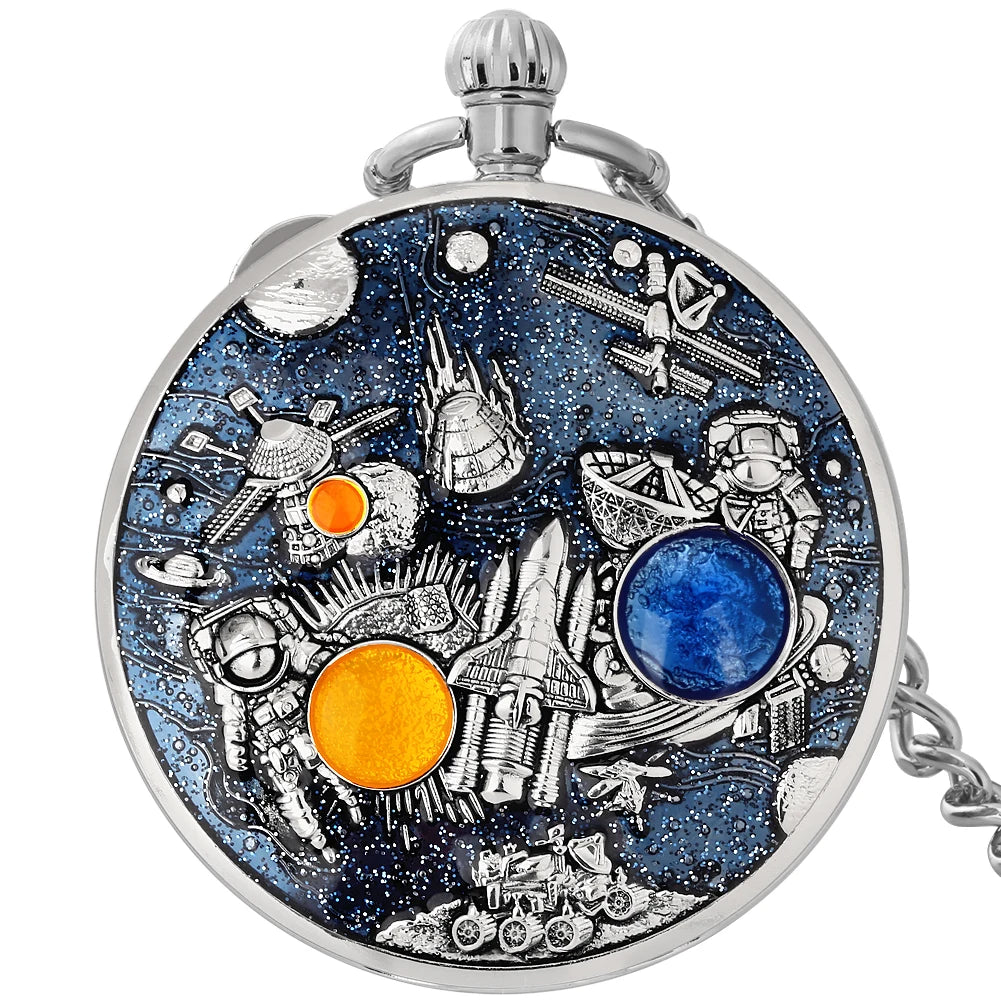 Space Series Music Pocket Watch - Unique Collectible Gift