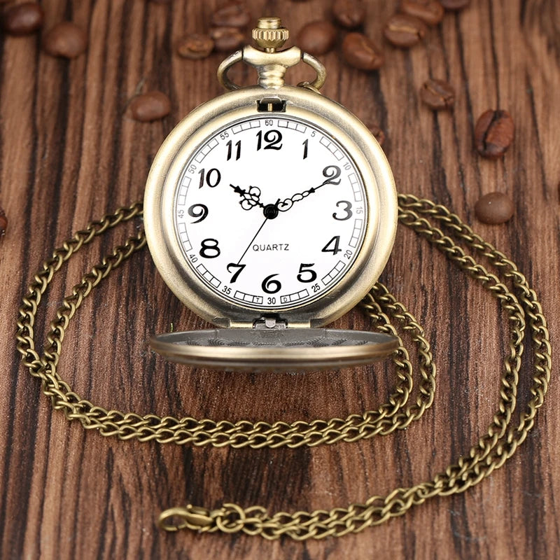 King's Cross London 9 3/4 Platform Bronze Pocket Watch