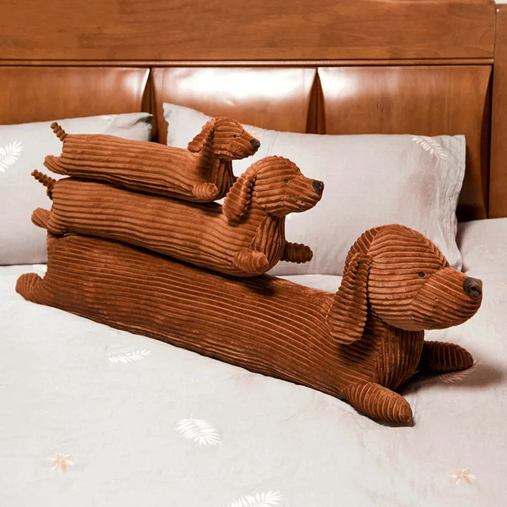 Brown Dachshund Dog Pillow