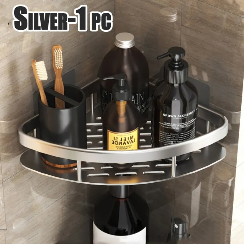 Shelf Organizer: No-Drill Storage Solution for Bathroom Accessories