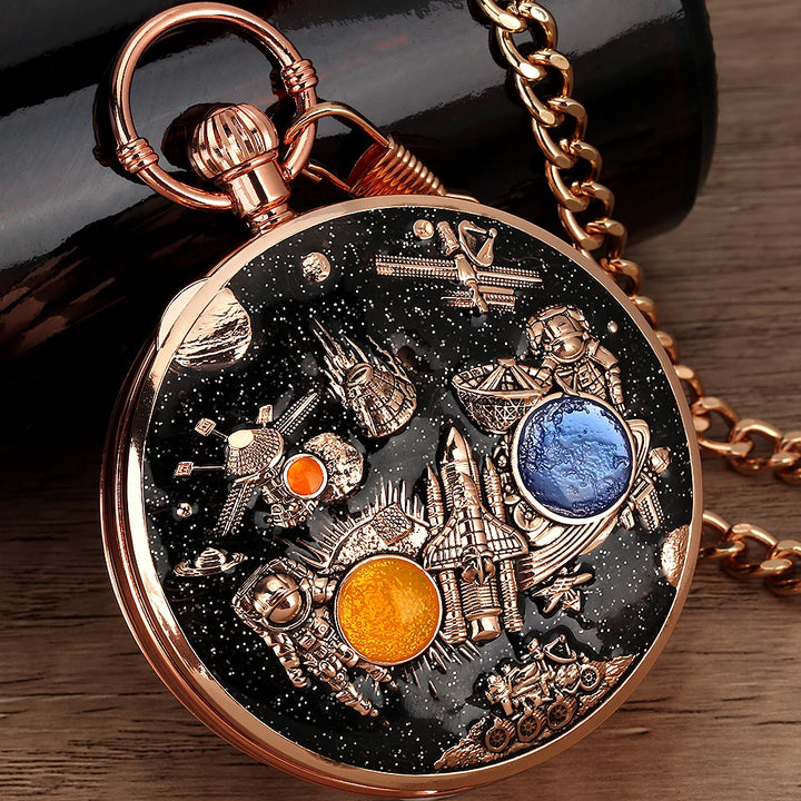 Space Series Music Pocket Watch - Unique Collectible Gift