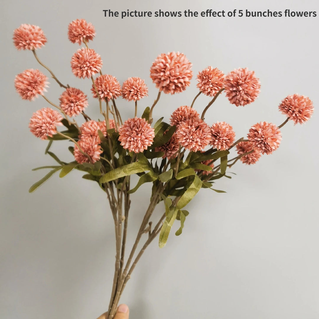 5-Head Artificial Dandelion Flower Ball