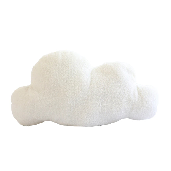 Super Soft Cotton Cloud Shaped Cushion - White Cloud Decor