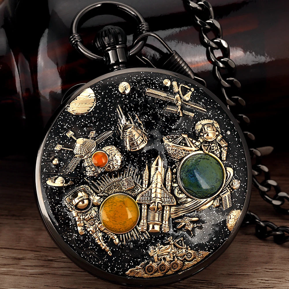 Space Series Music Pocket Watch - Unique Collectible Gift