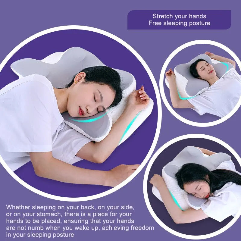 Orthopedic Memory Foam Pillow for Neck Pain Relief