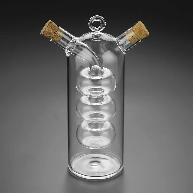 2-in-1 Oil & Vinegar Glass Dispenser