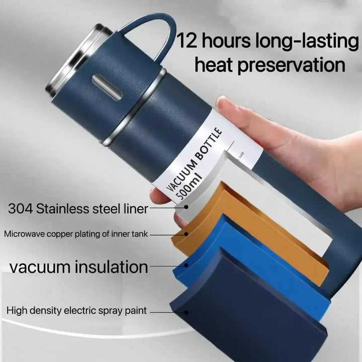 17oz/500ml Insulated Stainless Steel Vacuum Flask