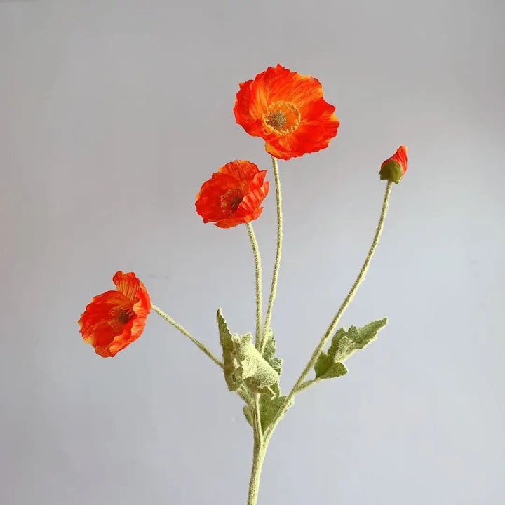 Artificial Poppy Silk Flowers