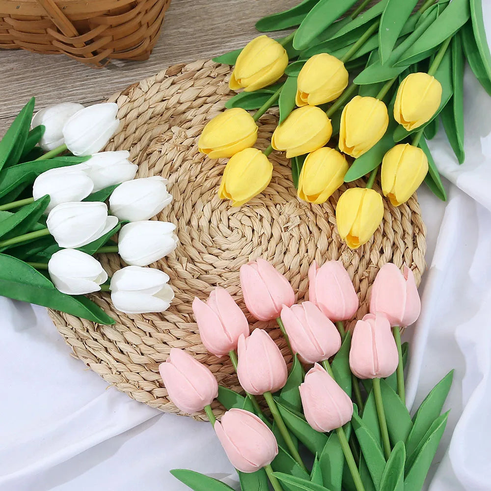 Artificial Tulip PE Foam Bouquet