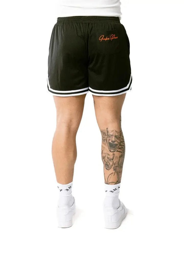 Men's Basketball Shorts with Embroidered Logo