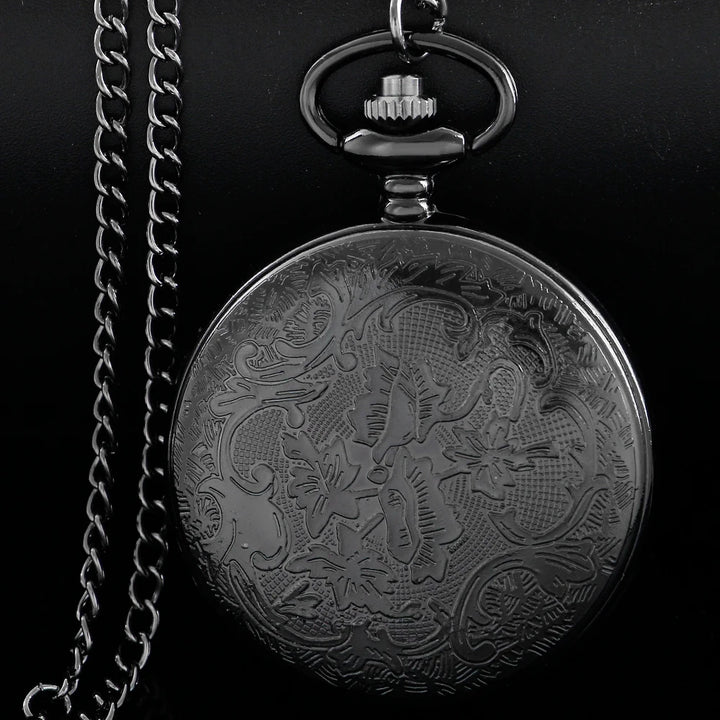 Silver Dragon-Shaped Pocket Watch