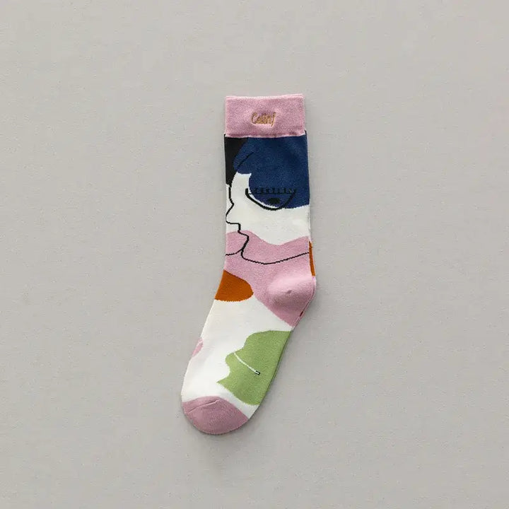 Fashion Trend Graffiti Cotton Socks