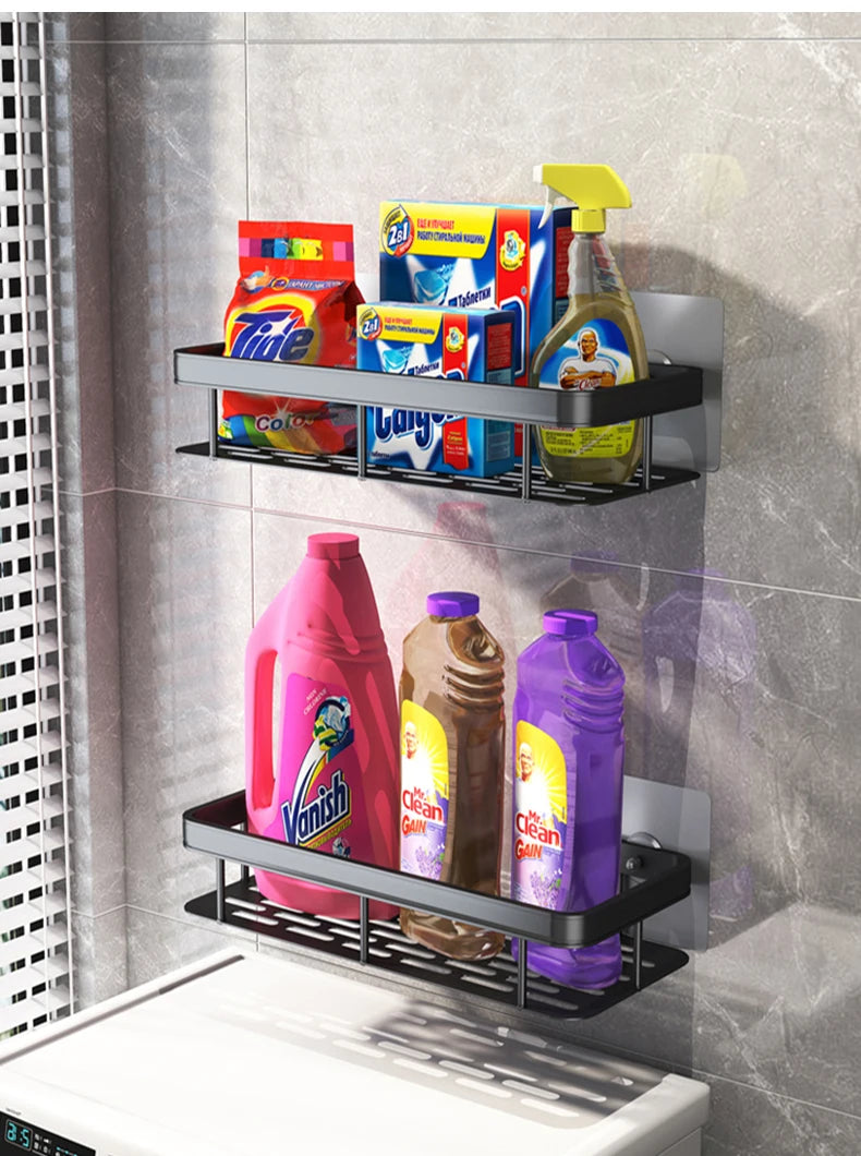 Shelf Organizer: No-Drill Storage Solution for Bathroom Accessories