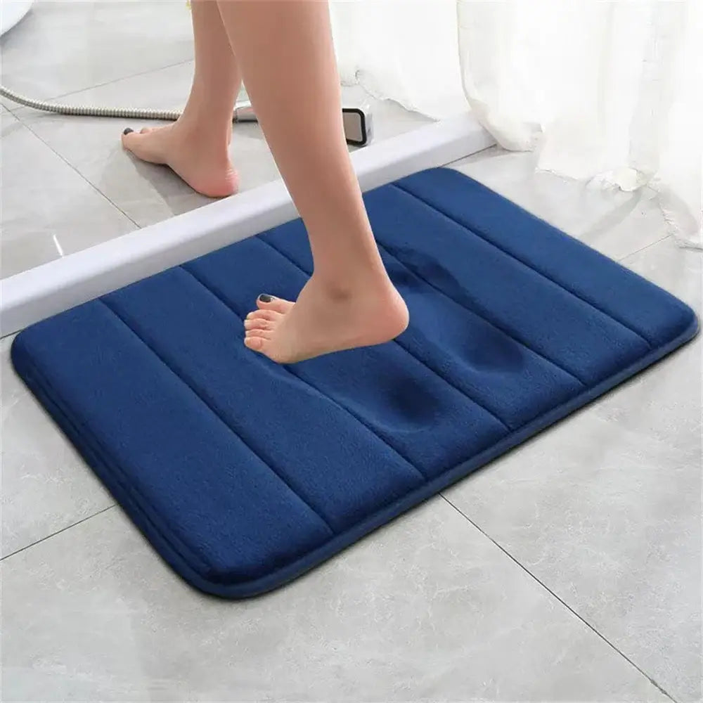 Super Absorbent Non-Slip Bath Mat - Soft Memory Foam Rug