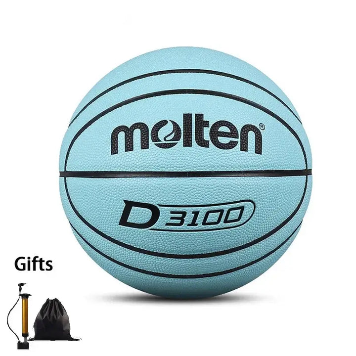 BD3100 Original Molten Size 5/6/7 Basketball with Air Pump & Carry Bag