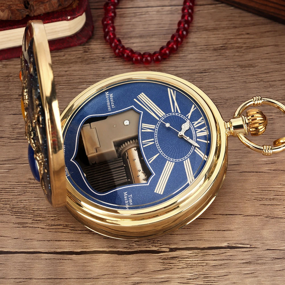 Space Series Music Pocket Watch - Unique Collectible Gift