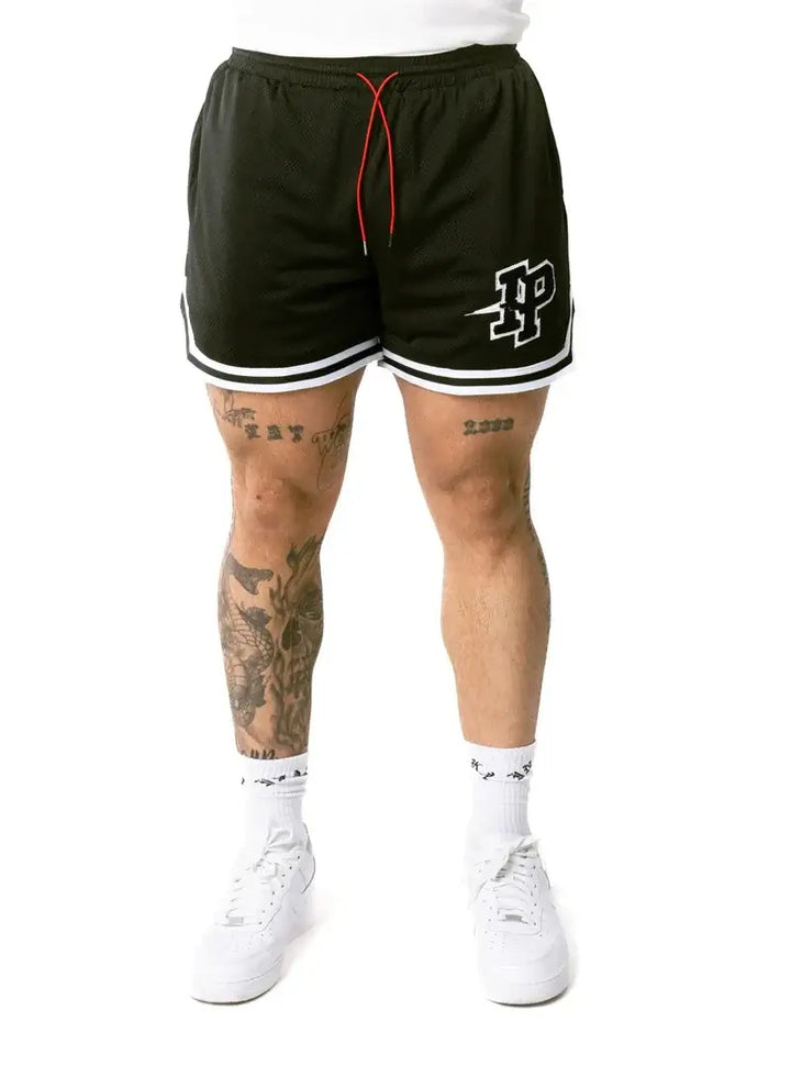 Men's Basketball Shorts with Embroidered Logo