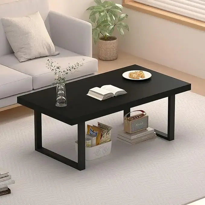 Minimalist Rectangle Wooden Living Room Table