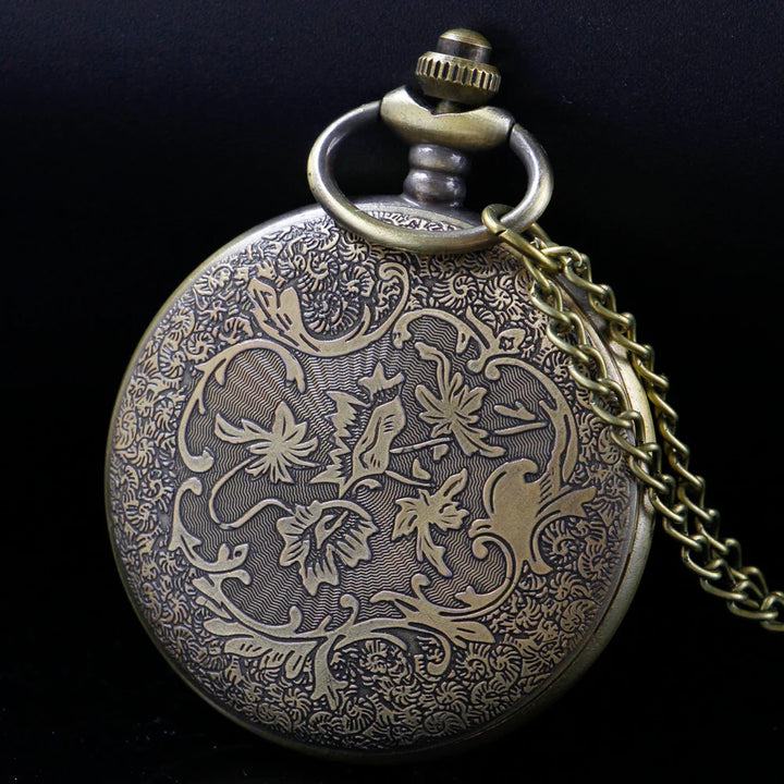 Silver Dragon-Shaped Pocket Watch