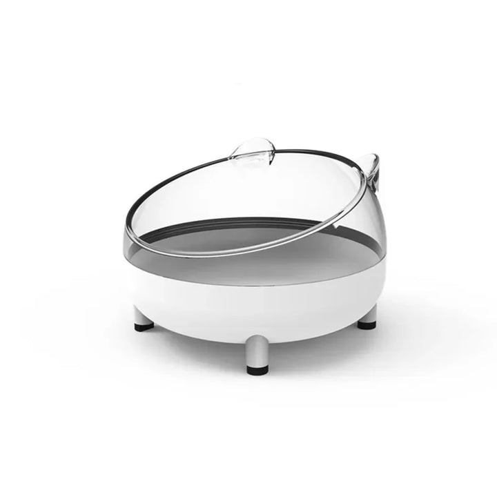 Stainless Steel Cat Bowl with Non-Slip Base - 15 Degree Tilt