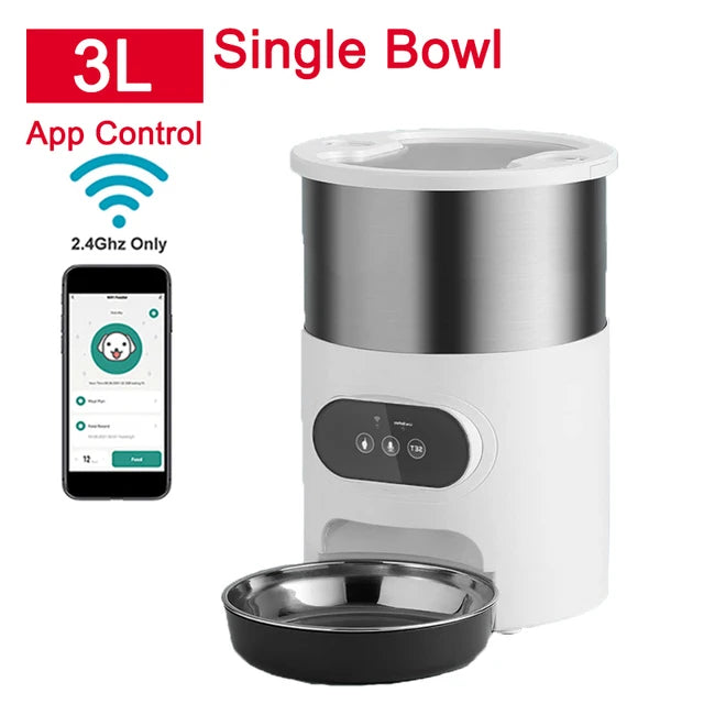 Smart Automatic Pet Feeder with App Control