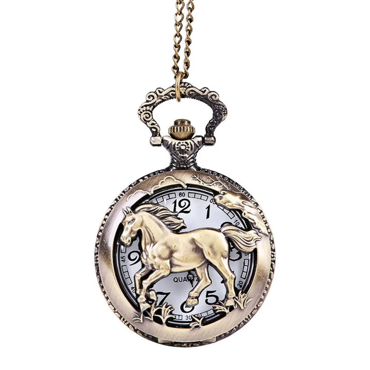 Stallion Quartz Pocket Watch - Round Dial