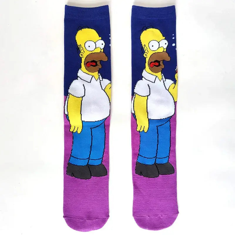 Funny Simpsons Cartoon Socks