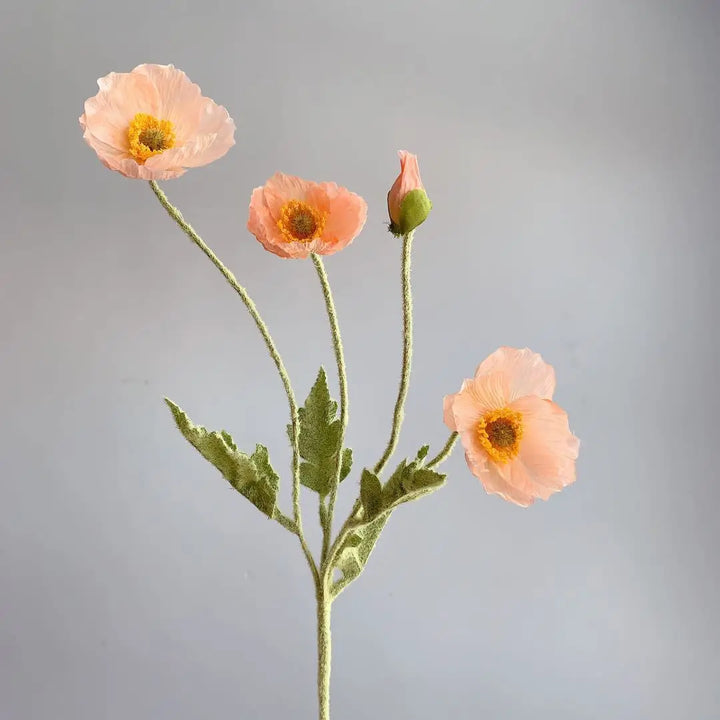 Artificial Poppy Silk Flowers