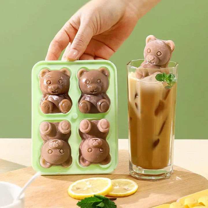 Bear Mold Silicone Ice Cube Tray