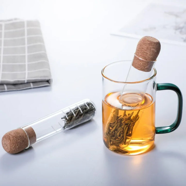 Glass Tea Infuser Pipe - Elegant & Durable Design