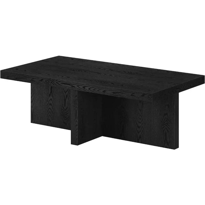 44” Wide Coffee Table for Living Room, Black