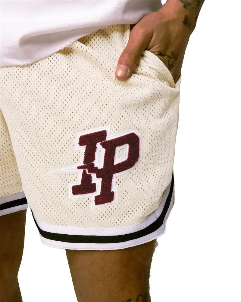 Men's Basketball Shorts with Embroidered Logo