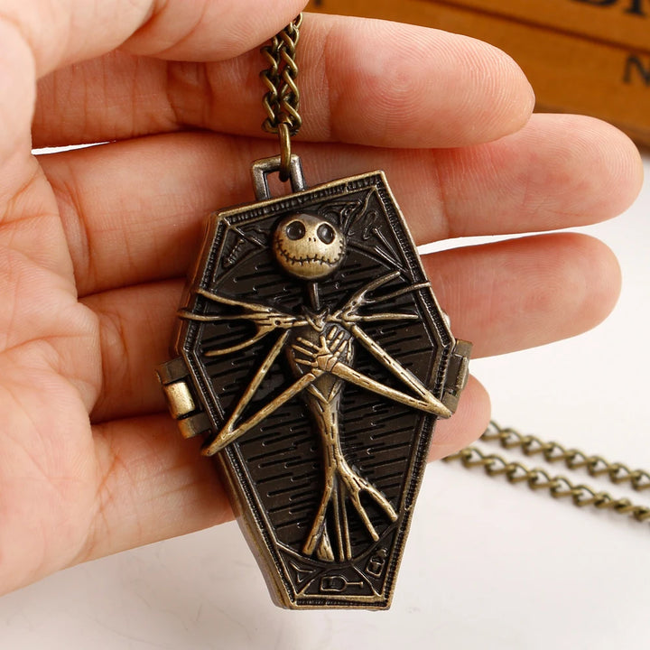 Skeleton Pocket Watch - Ideal Halloween and Christmas Gift