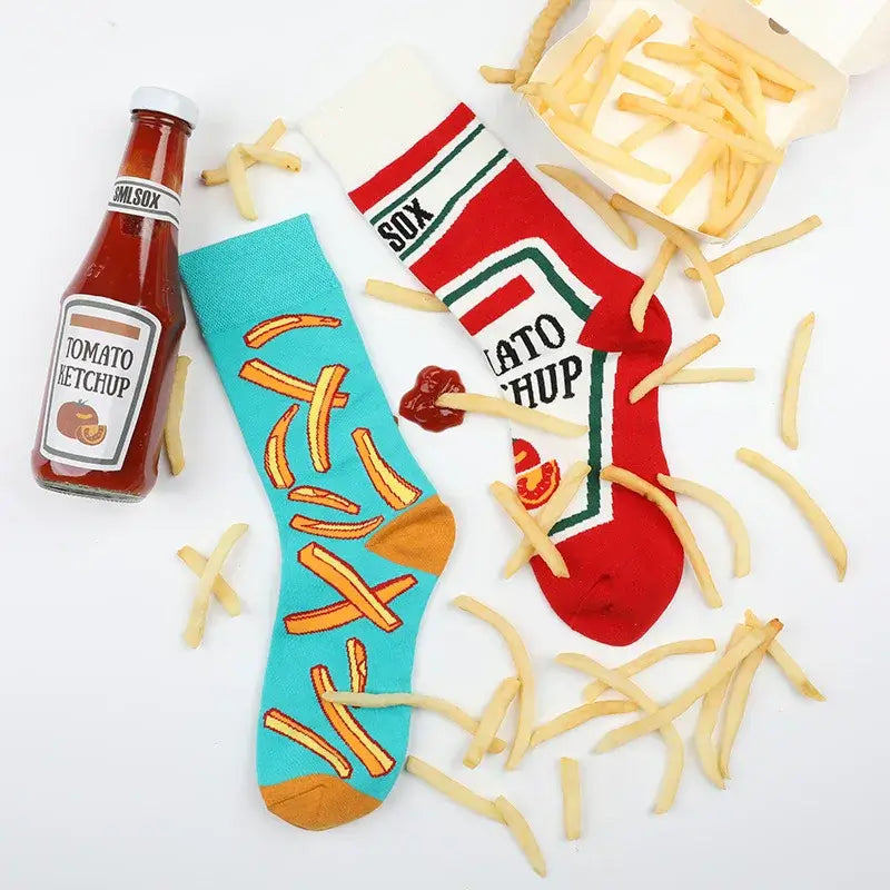 Colorful Food Cotton Socks