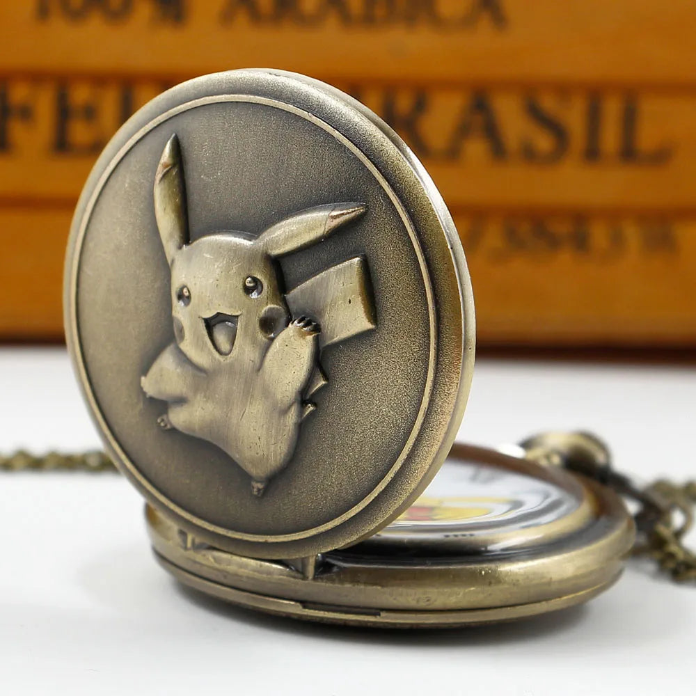 Creative Pikachu Pocket Watch Unique Gift for Children