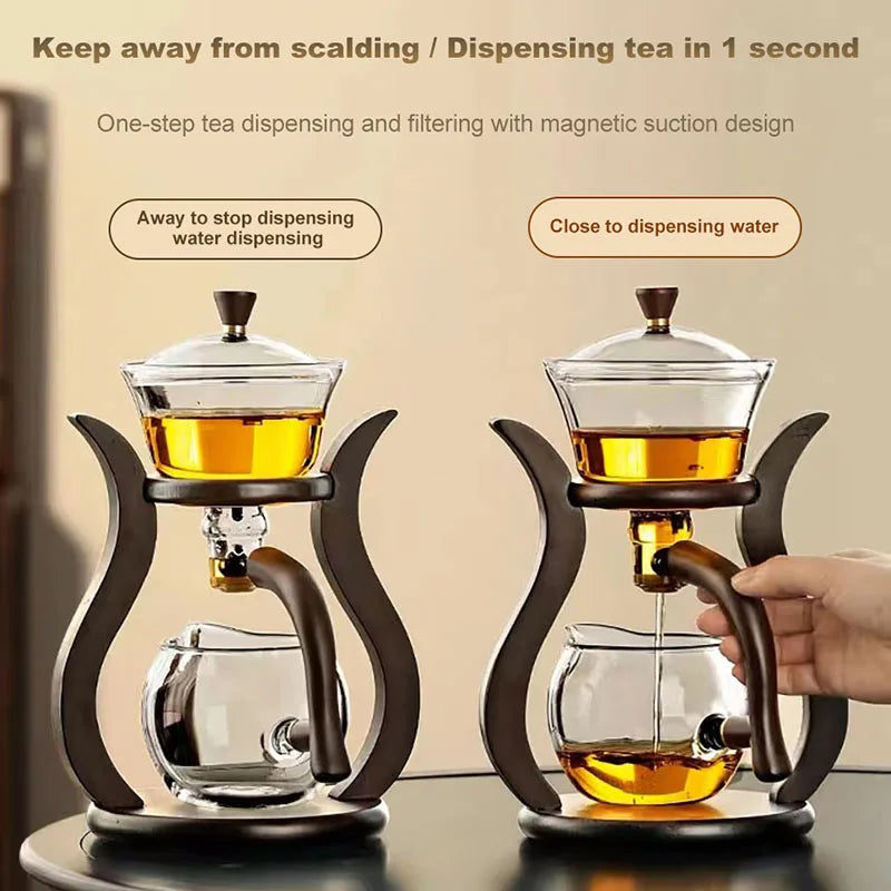 Automatic Tea Maker Set - Heat-Resistant Glass