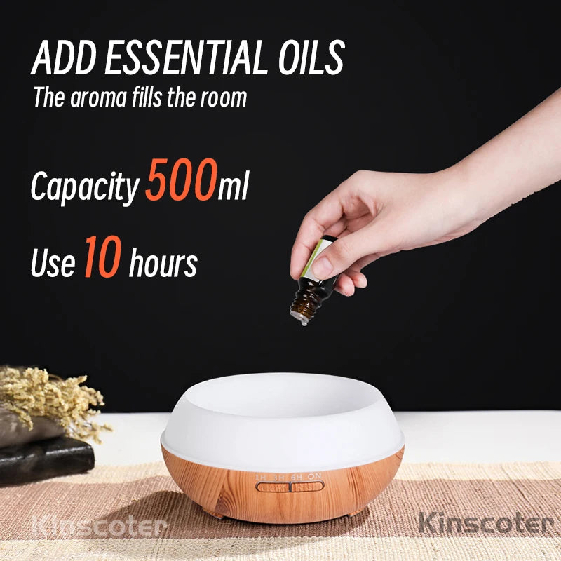 High Quality Wood Grain Aromatherapy Essential Oil Diffuser