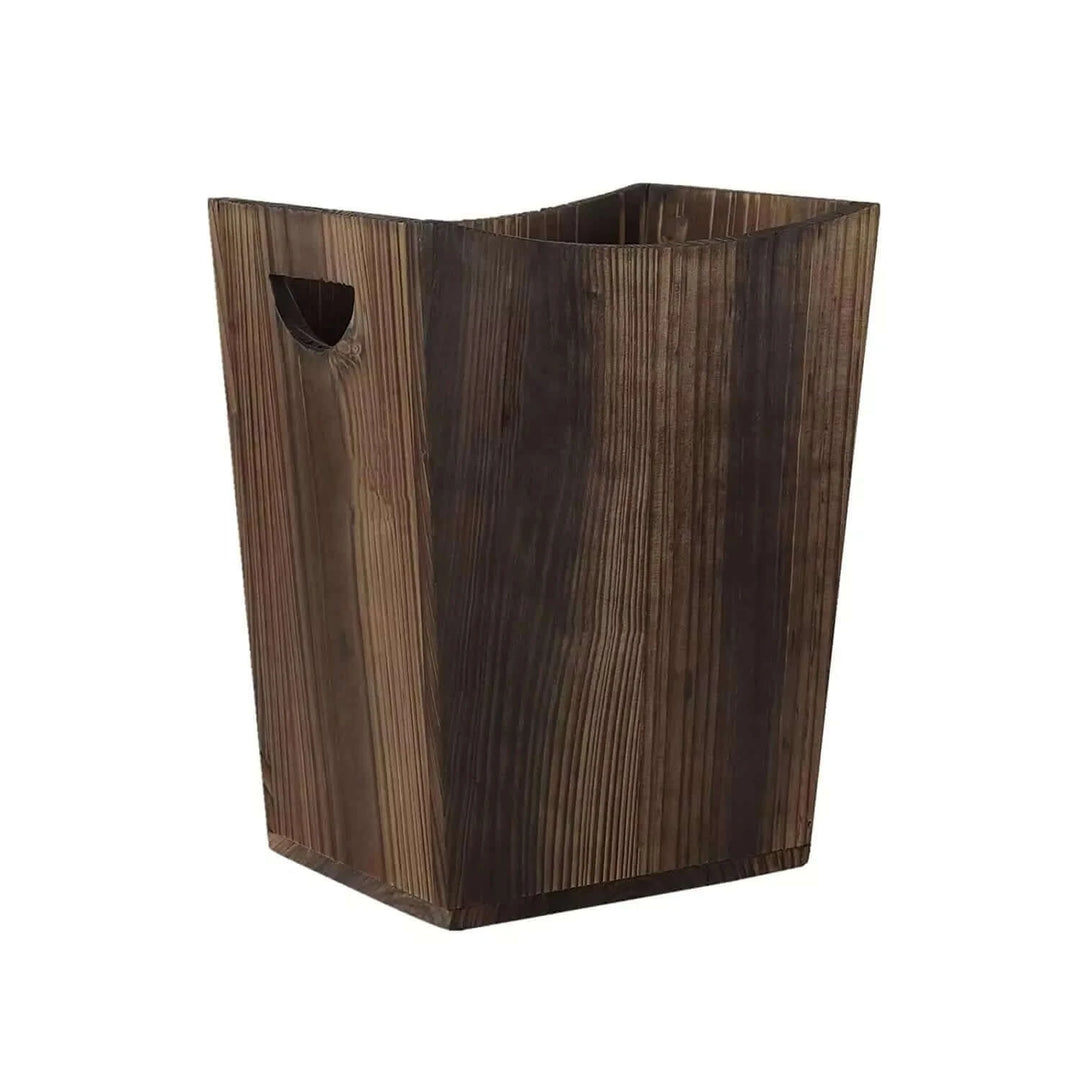 MOOACE Small Wooden Waste Bin