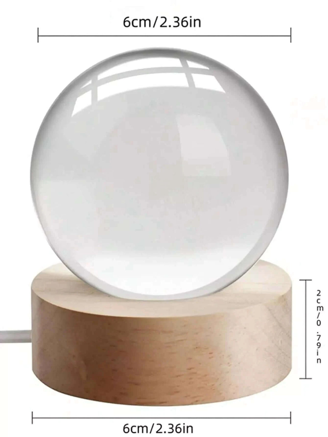 Star Night Lights Solar System Crystal Ball