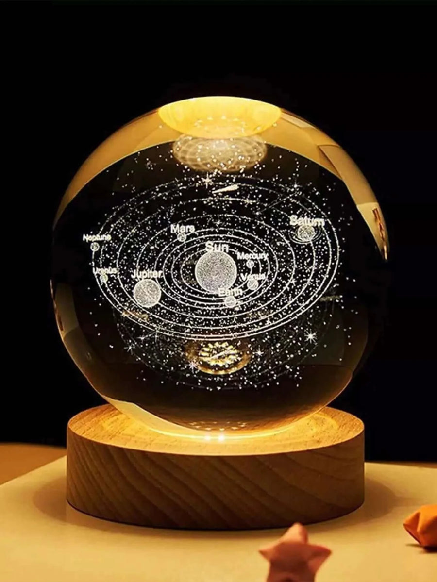 Star Night Lights Solar System Crystal Ball