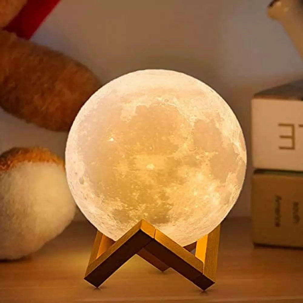 Moon Lamp 2023 Upgrade, 3D Printing Moon Light with 16 LED Colors