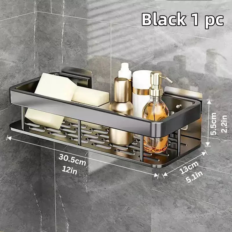 Shelf Organizer: No-Drill Storage Solution for Bathroom Accessories