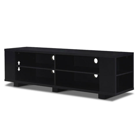 Modern TV Stand in Walnut Wood Finish - Holds up to 60-inch TV