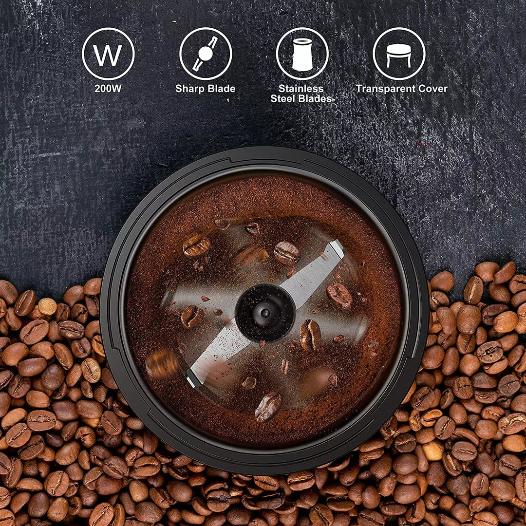 Willz Electric Coffee Grinder for Coffee Beans, Spices, & Herbs