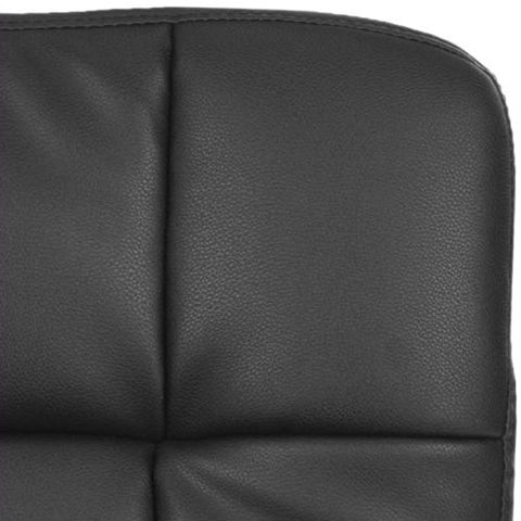 Modern Black Faux Leather Cushion Home Office Desk Chair