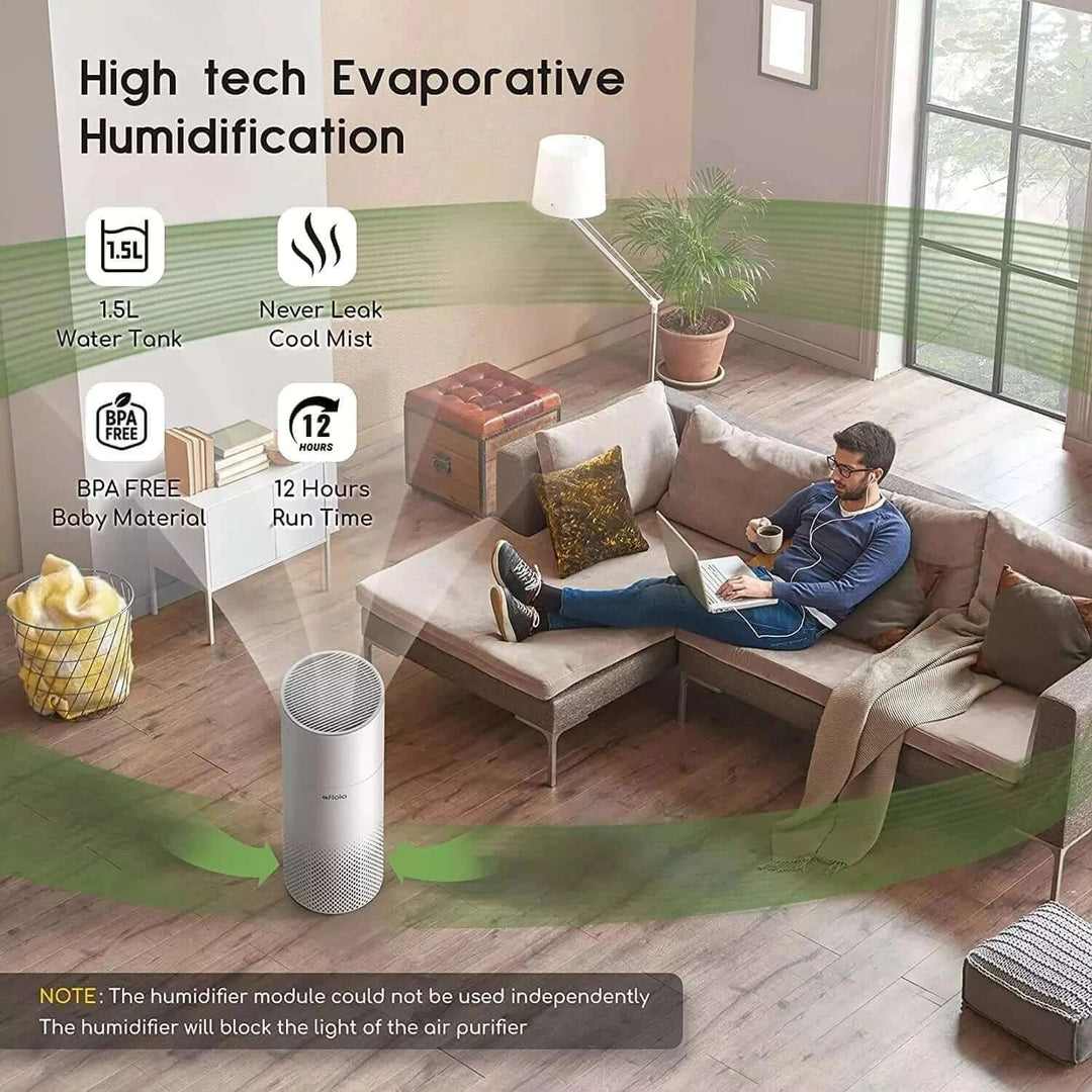 Afloia Air Purifier and Humidifier Combo for Home