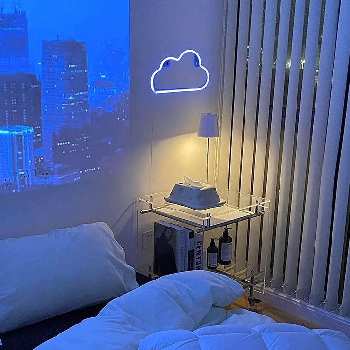 Cloud Neon Sign - Dreamy Bedroom Night Light